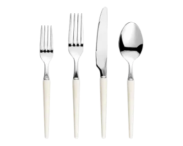 Ivory Polished Silver